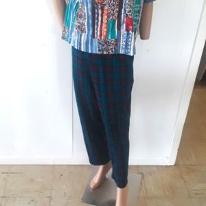 Cape cod blue and purple pajama size 14